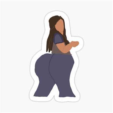 big booty sticker